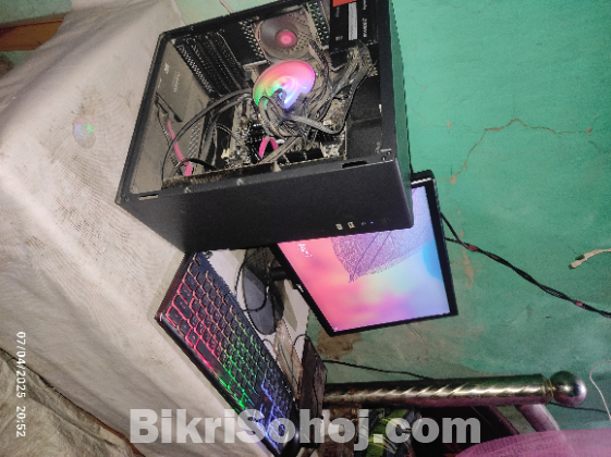i5 6gen 8gb ram ssd 128 hdd 500 with 19